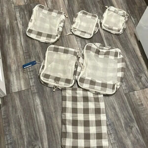 6 piece Travel Storage Bag,Luggage Bag,Travel Organizer,Clothing Storage Bag